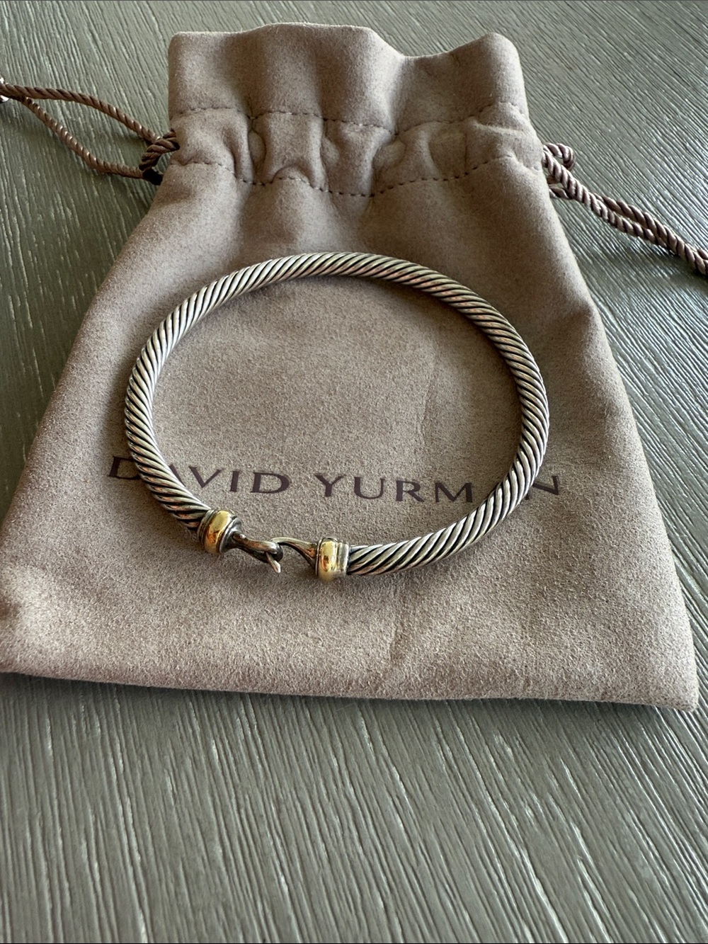 David Yurman Buckle Classic Cable Bracelet 4mm